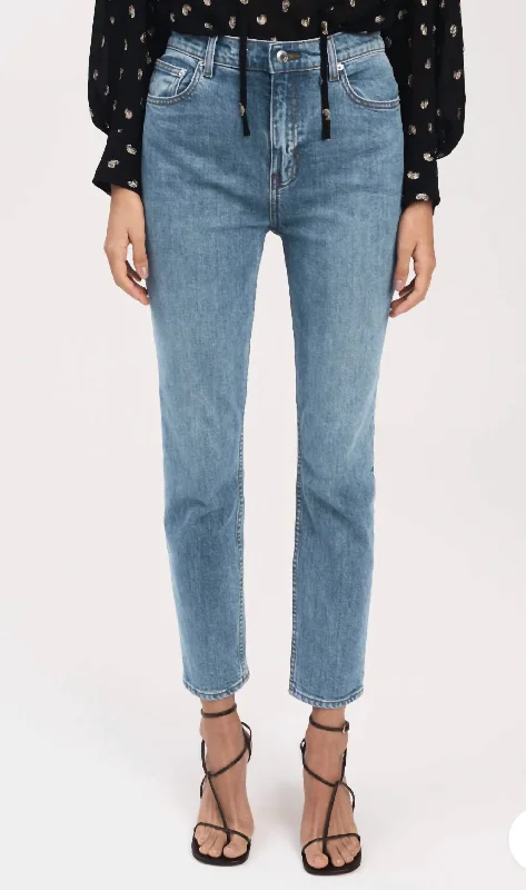 Eden 5 Pocket Slim Straight Leg Jean In Medium Dark Wash Fashionable Relaxed Fit Denim Eden 5 Pocket Slim Straight Leg Jean In Medium Dark Wash Fashionable Relaxed Fit Denim
