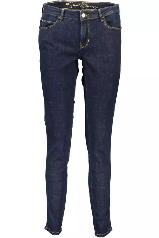 Guess Jeans Chic Skinny Mid-Rise Recycled Women's Trendy Vintage Denim Jeans