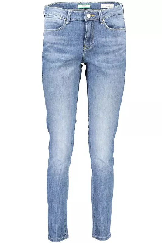 Guess Jeans Ultra Skinny Mid-Rise  Women's Trendy Flared Leg Jeans