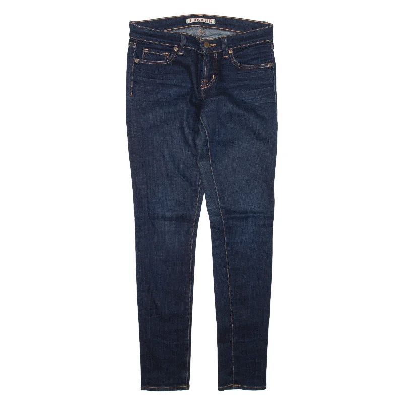 JBRAND Jeans Blue Denim Slim Skinny Womens W27 L28 Trendy Skinny Fit Jeans