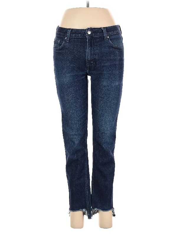 Jeans Fashionable Raw Hem Bootcut Jeans