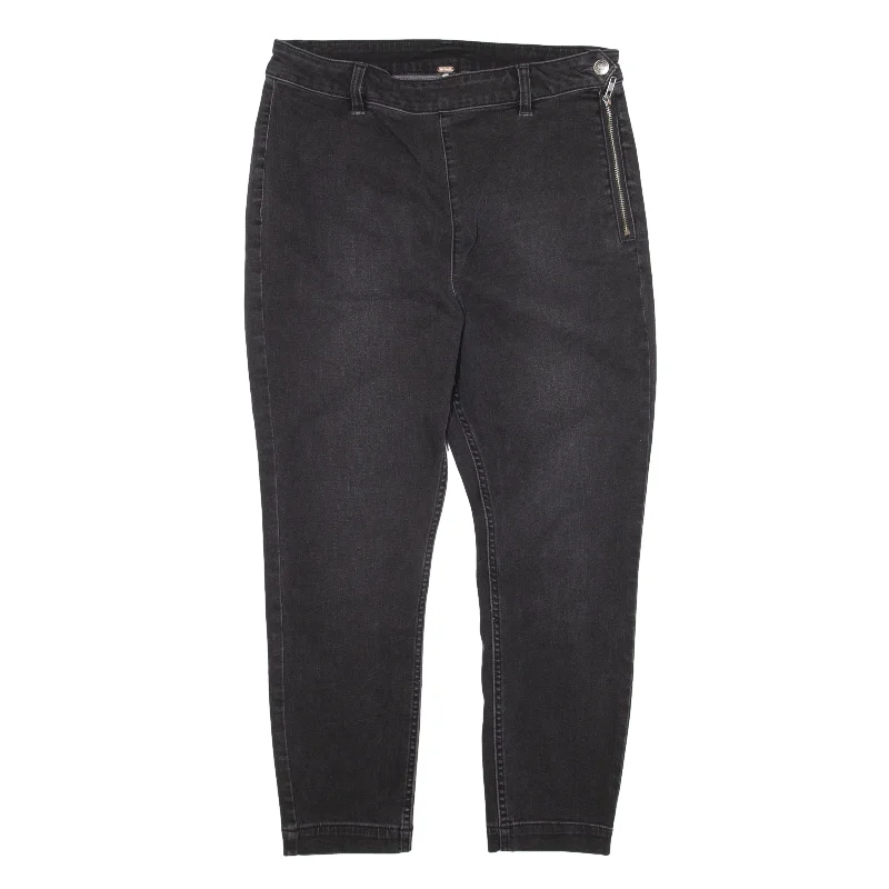 Jeans Grey Denim Slim Skinny Womens W28 L22 Trendy Plus Size Jeans
