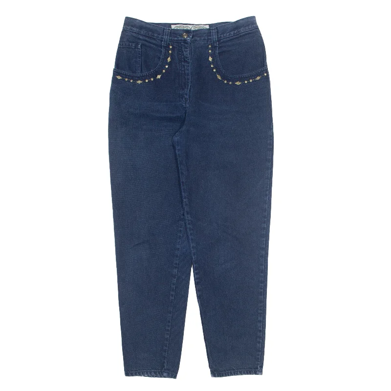 JINGLERS Fade Out Jeans Blue Denim Regular Tapered Womens W30 L30 Trendy Skinny High-Waist Jeans JINGLERS Fade Out Jeans Blue Denim Regular Tapered Womens W30 L30 Trendy Skinny High-Waist Jeans