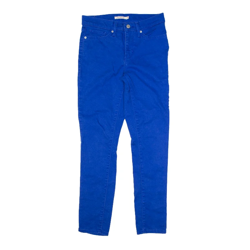 LEVI'S 311 Jeans Blue Denim Slim Skinny Womens W28 L29 Trendy Paperbag Waist Jeans