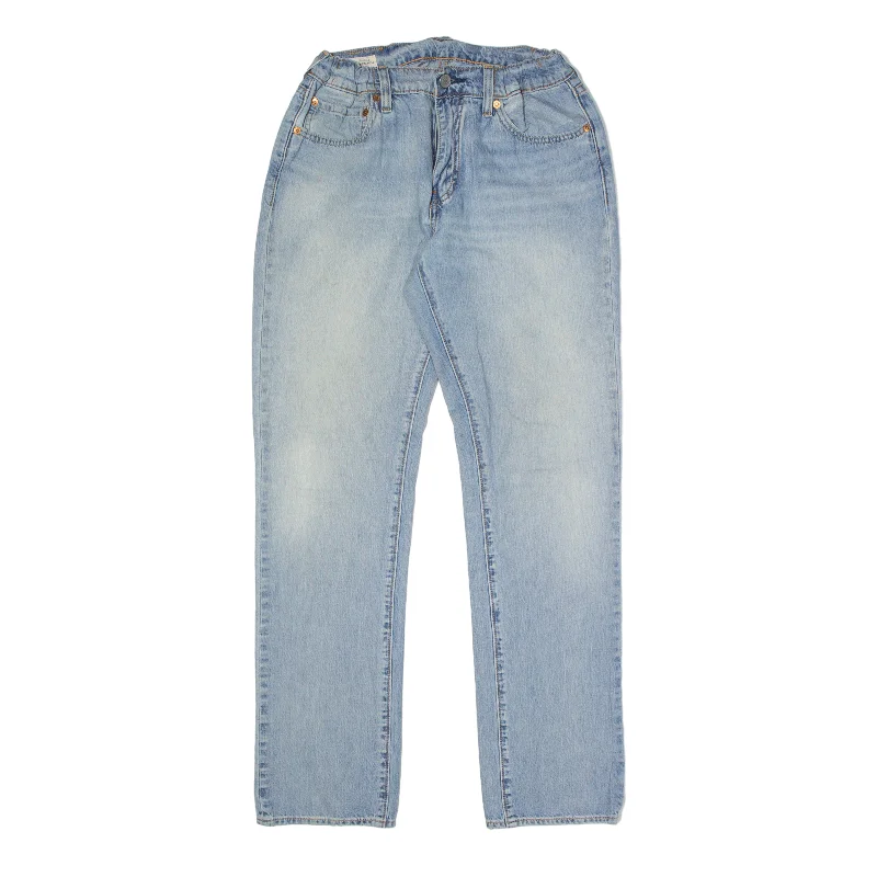 LEVI'S 511 Premium Jeans Blue Denim Slim Skinny Stone Wash Womens W26 L32 Cozy Relaxed Fit Jeans