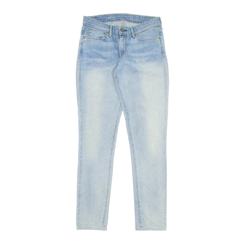 LEVI'S Jeans Blue Denim Slim Skinny Stone Wash Womens W28 L30 Comfortable Stretch Fit Jeans LEVI'S Jeans Blue Denim Slim Skinny Stone Wash Womens W28 L30 Comfortable Stretch Fit Jeans