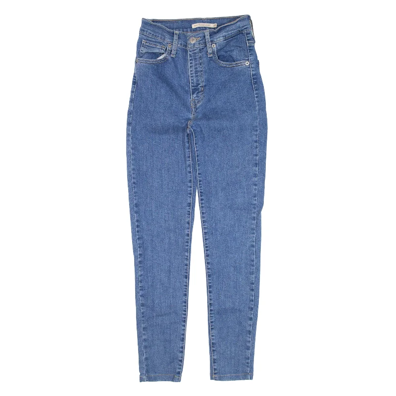 LEVI'S Mile High Jeans Blue Denim Slim Skinny Womens W22 L25 Comfortable Jogger Style Jeans LEVI'S Mile High Jeans Blue Denim Slim Skinny Womens W22 L25 Comfortable Jogger Style Jeans