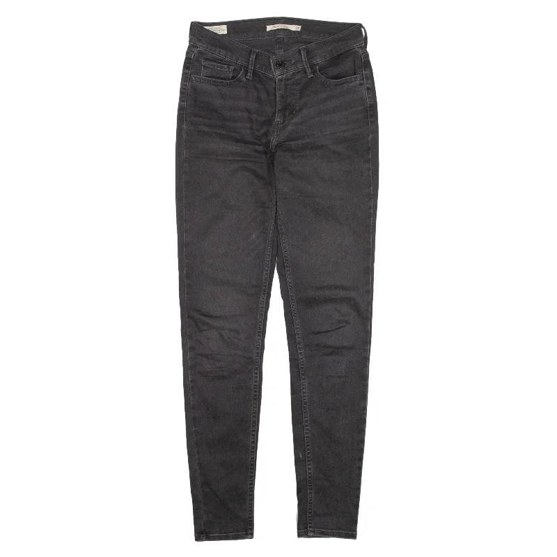 LEVI'S Premium 710 Jeans Grey Denim Slim Skinny Womens W27 L30 Elegant Skinny Leg Jeans LEVI'S Premium 710 Jeans Grey Denim Slim Skinny Womens W27 L30 Elegant Skinny Leg Jeans