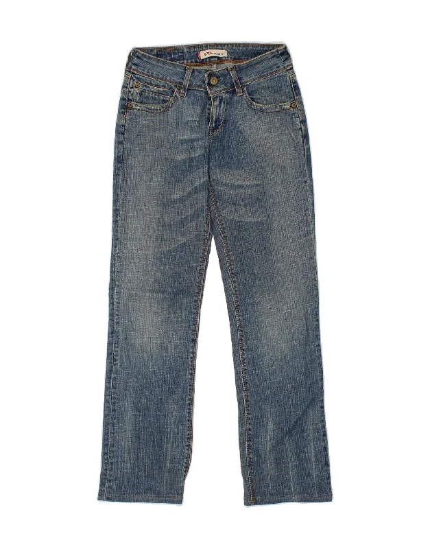 LEVI'S Womens 570 Low Waist Straight Jeans W26 L30 Blue Cotton Elegant Tapered Leg Denim LEVI'S Womens 570 Low Waist Straight Jeans W26 L30 Blue Cotton Elegant Tapered Leg Denim