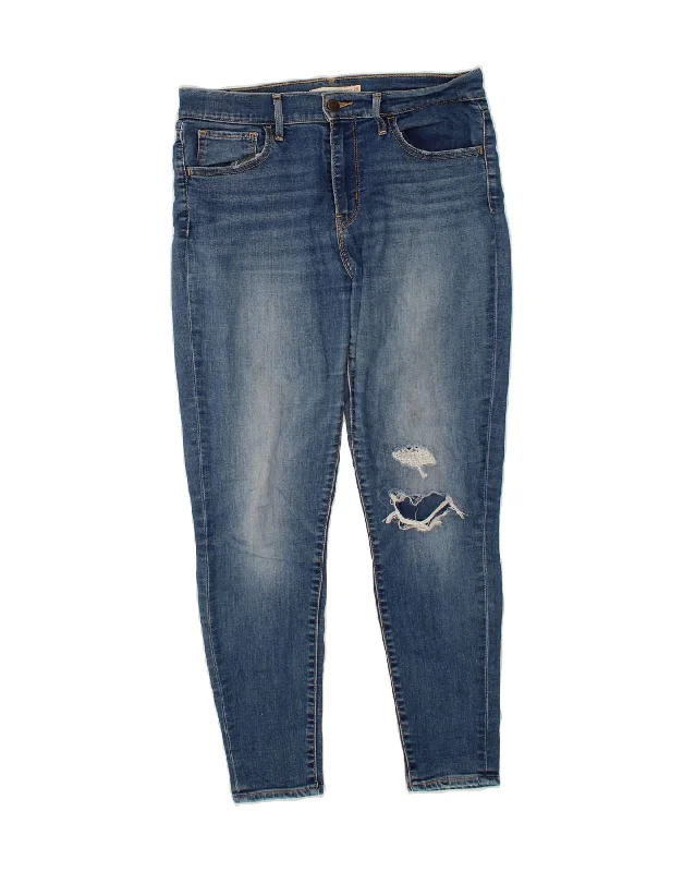 LEVI'S Womens 720 High Rise Skinny Jeans W28 L28 Blue Cotton Stylish High-Waisted Denim LEVI'S Womens 720 High Rise Skinny Jeans W28 L28 Blue Cotton Stylish High-Waisted Denim