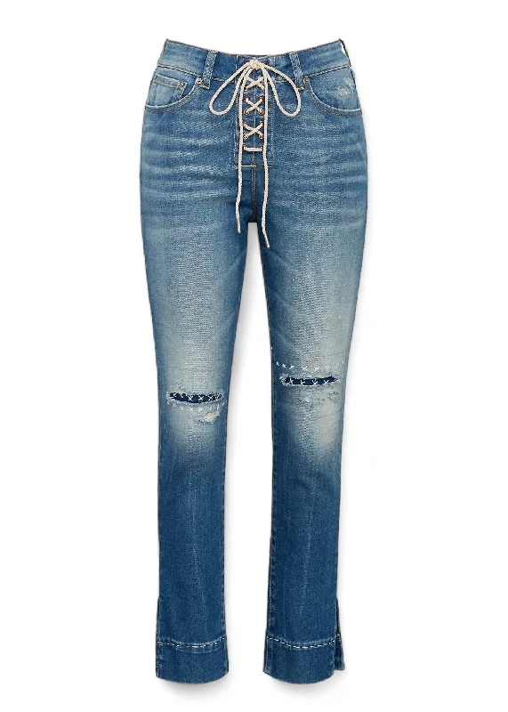 Luca Jean In Cyprus Casual Distressed Denim Jeans