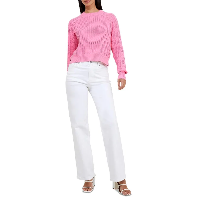Mozart Popcorn Womens Cable Knit Crop Pullover Sweater Chenille Fabric Brocade Fabric Lace Fabric Mozart Popcorn Womens Cable Knit Crop Pullover Sweater Chenille Fabric Brocade Fabric Lace Fabric