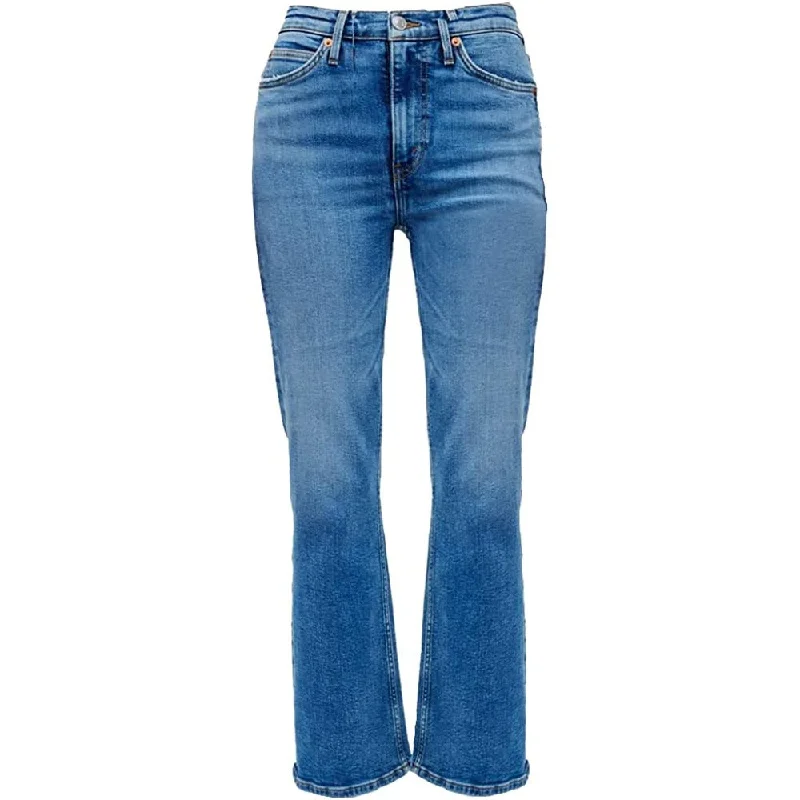 Re/Done Women 90S High Rise Jeans Loose Crop Boot Cut Denim Pants Stylish High-Rise Mom Jeans Re/Done Women 90S High Rise Jeans Loose Crop Boot Cut Denim Pants Stylish High-Rise Mom Jeans
