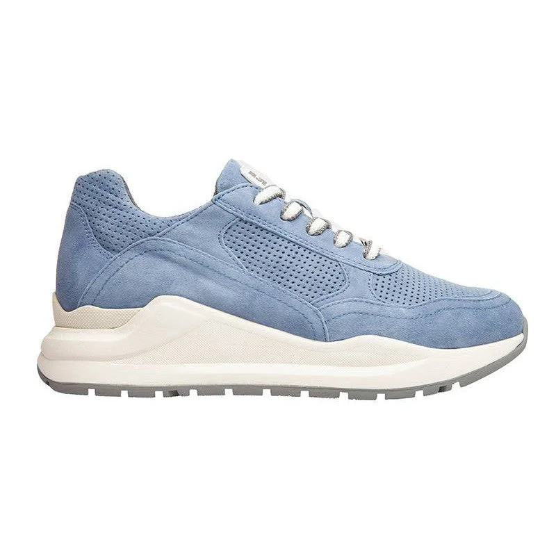 Regarde Le Ciel Luana 06 Ladies Jeans Blue Leather Lace Up Trainers Fashionable Button-Front Jeans Regarde Le Ciel Luana 06 Ladies Jeans Blue Leather Lace Up Trainers Fashionable Button-Front Jeans