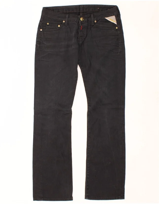 REPLAY Womens Low Waist Bootcut Jeans W29 L32 Black Cotton Comfortable Stretch Fit Jeans REPLAY Womens Low Waist Bootcut Jeans W29 L32 Black Cotton Comfortable Stretch Fit Jeans
