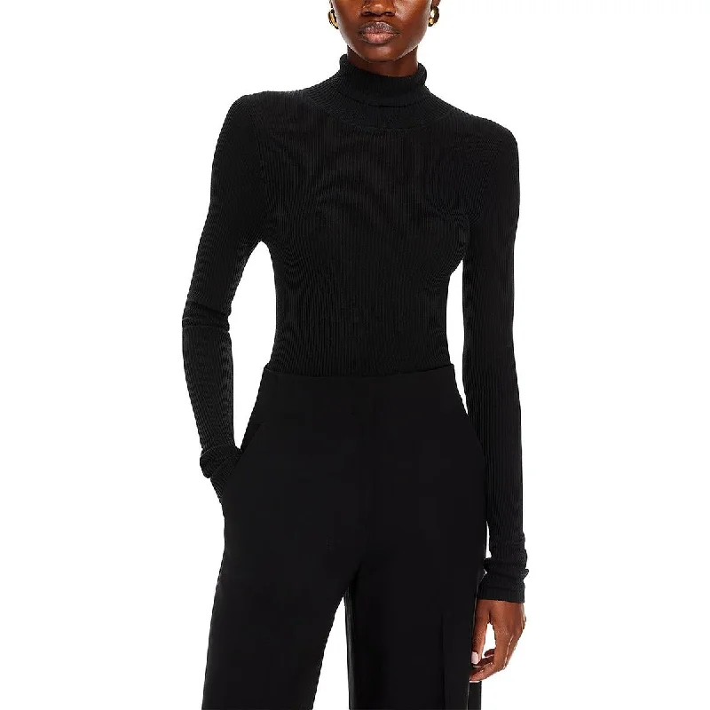 Ronella Womens Turtleneck Long Sleeve Pullover Sweater Fitted Slim Tailored