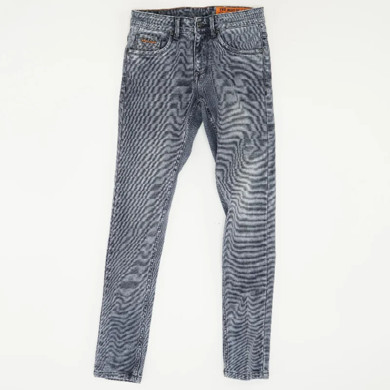 Solid Skinny Jeans Elegant Skinny Leg Jeans