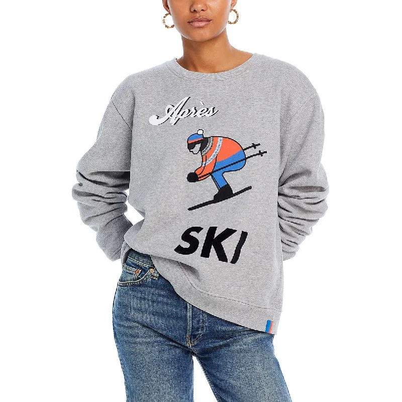 Womens Dropout Ski Pullover Sweater Tailored Straight A-Line