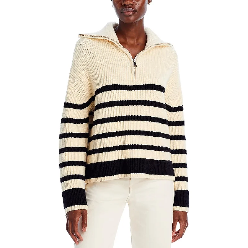 Womens Quarter Zip Long Sleeve Pullover Sweater Nylon Fabric Polyester Fabric Spandex Fabric Womens Quarter Zip Long Sleeve Pullover Sweater Nylon Fabric Polyester Fabric Spandex Fabric