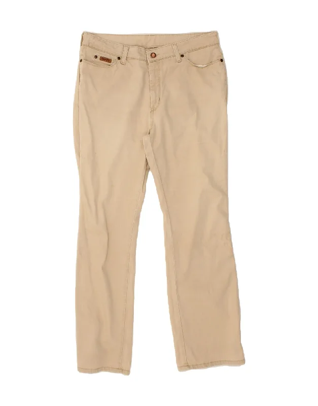 WRANGLER Womens Regular Bootcut Jeans W34 L30 Beige Cotton Fashionable Slouchy Fit Jeans WRANGLER Womens Regular Bootcut Jeans W34 L30 Beige Cotton Fashionable Slouchy Fit Jeans