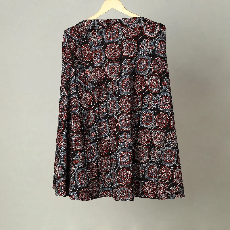 Multicolor - Block Print Cotton Wrap Around Ajrakh Skirt 31 lace skirt feminine