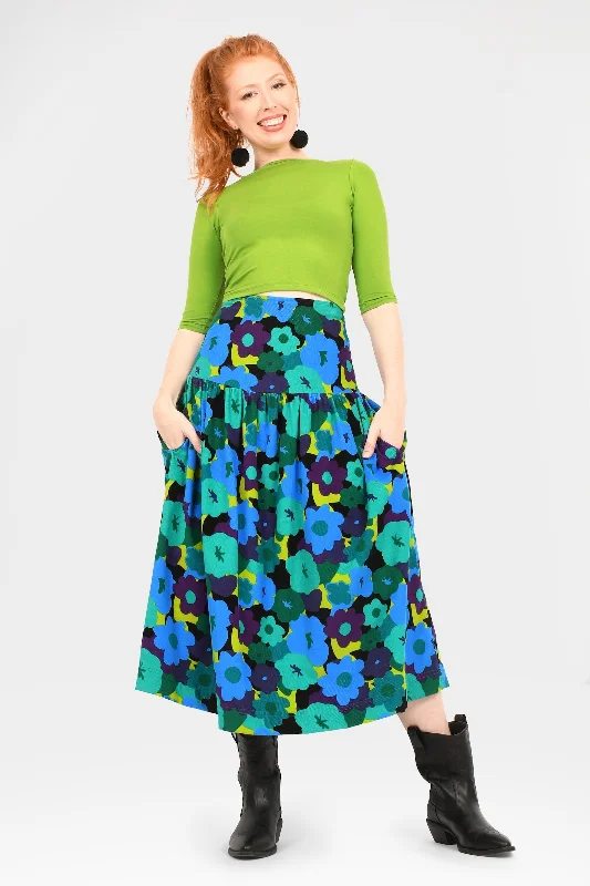 Lola Midi Skirt tiered skirt playful
