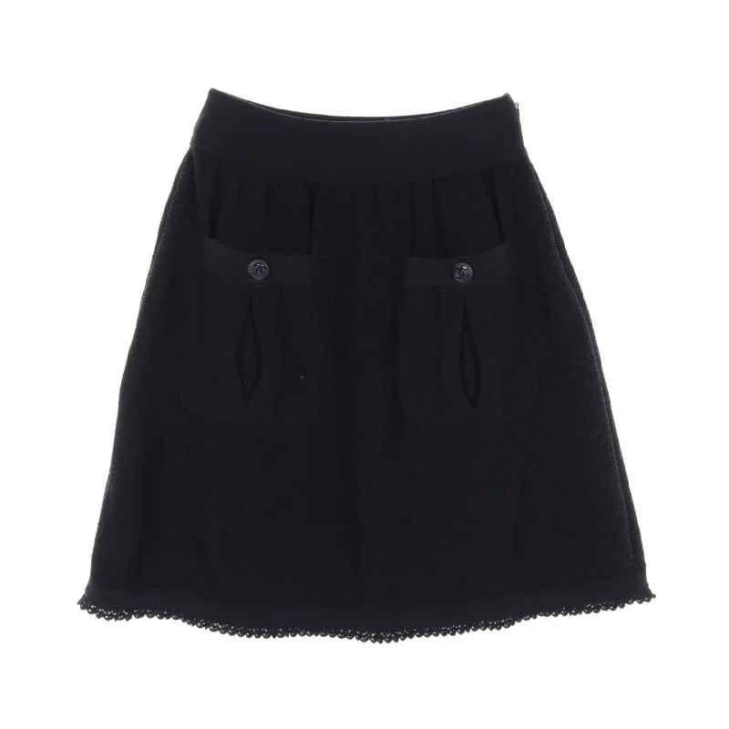 Chanel Cotton Skirt Black P53671K06984