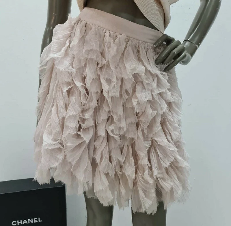 Chanel Silk Mini Skirt size 38