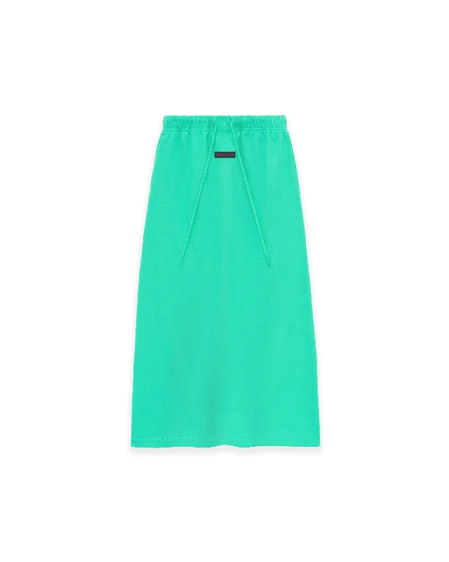 Essentials Long Skirt - Mint Leaf modal blend skirt