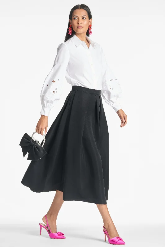 Leighton Skirt - Black casual skirt length