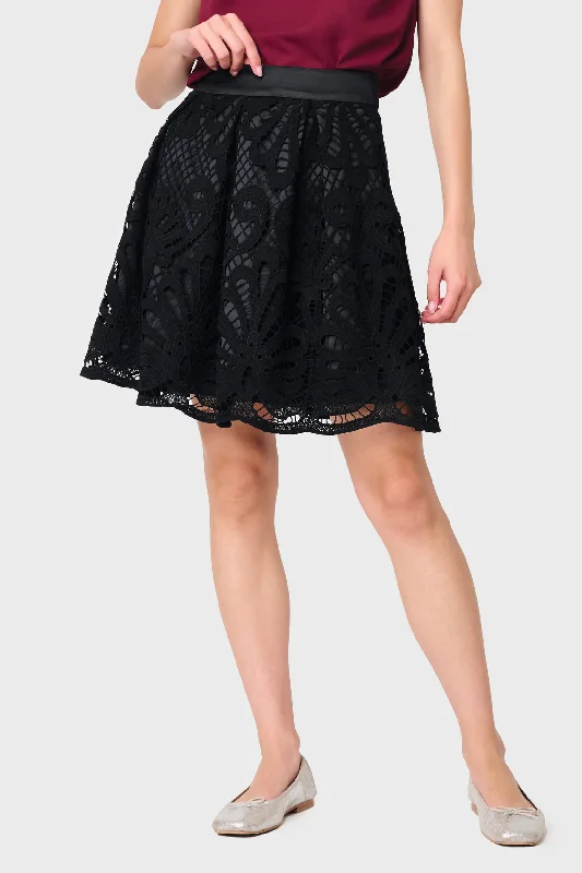 Lovely In Lace Box Pleat Skirt