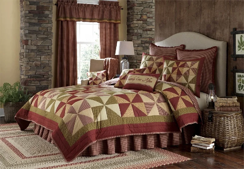 Mill Village Queen Bed Skirt - Park Designs leather skirt durable