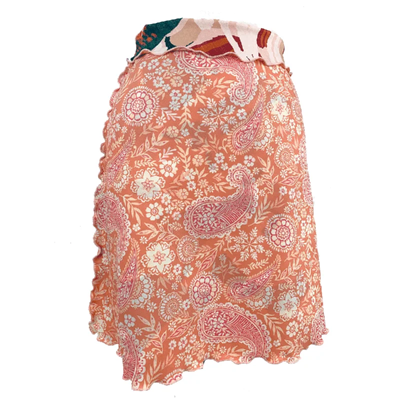 South Padre Switchstacks Reversible Bias Skirt linen skirt natural