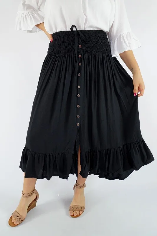 Tangelo Skirt "Plain" ribbed skirt waist