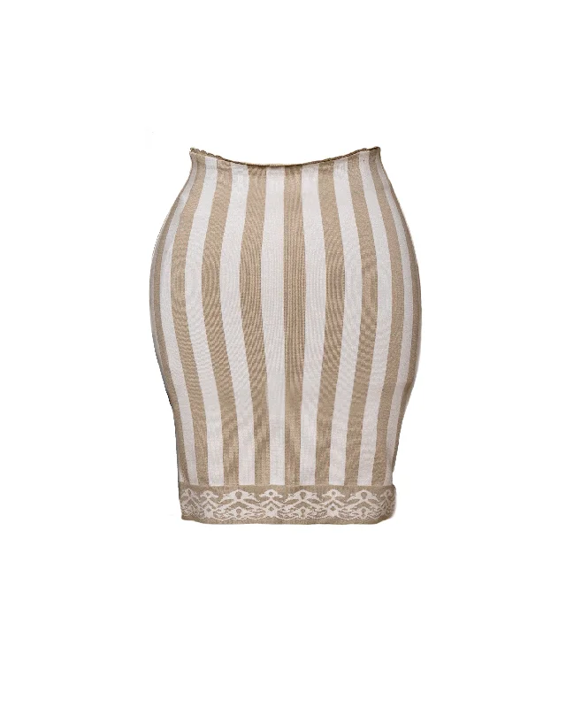 Vintage Alaïa Skirt satin skirt smooth