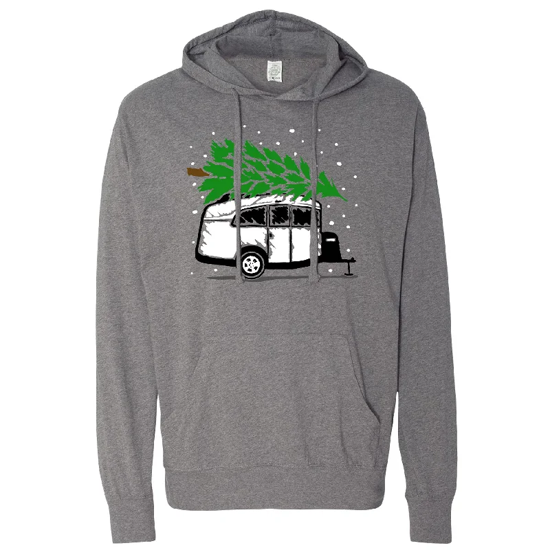 Airstream Basecamp Holiday Lightweight Hoodie Hoodie Dress Longline Feminine