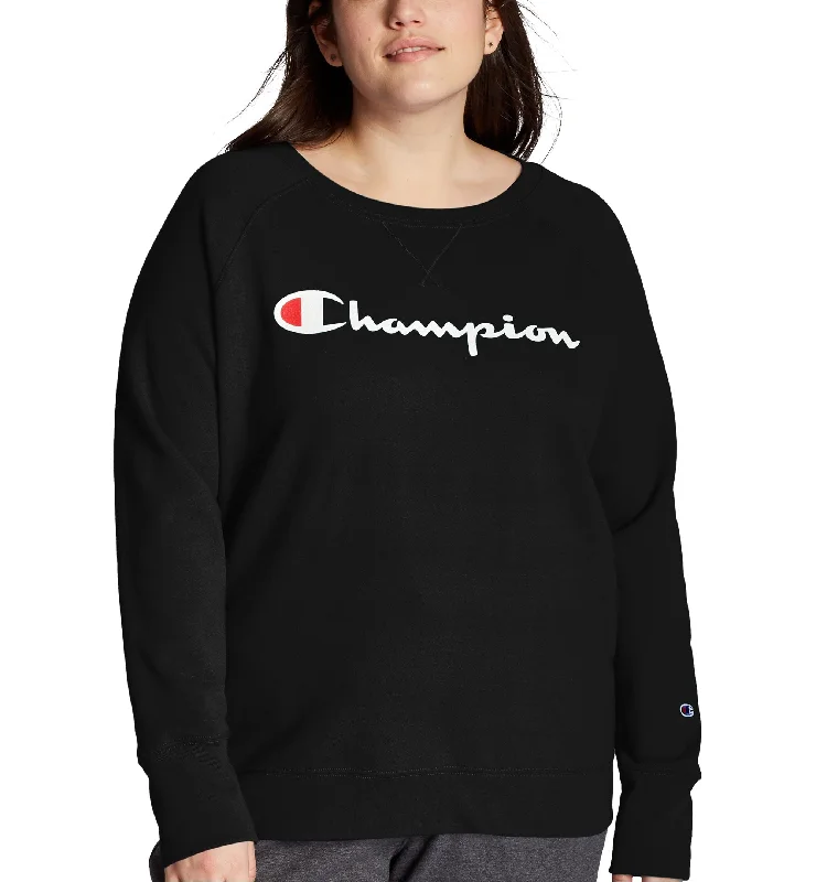 Champion Plus Size Powerblend Signature Graphic Sweatshirt Cotton Hoodie Fleece Lining Warmth Champion Plus Size Powerblend Signature Graphic Sweatshirt Cotton Hoodie Fleece Lining Warmth