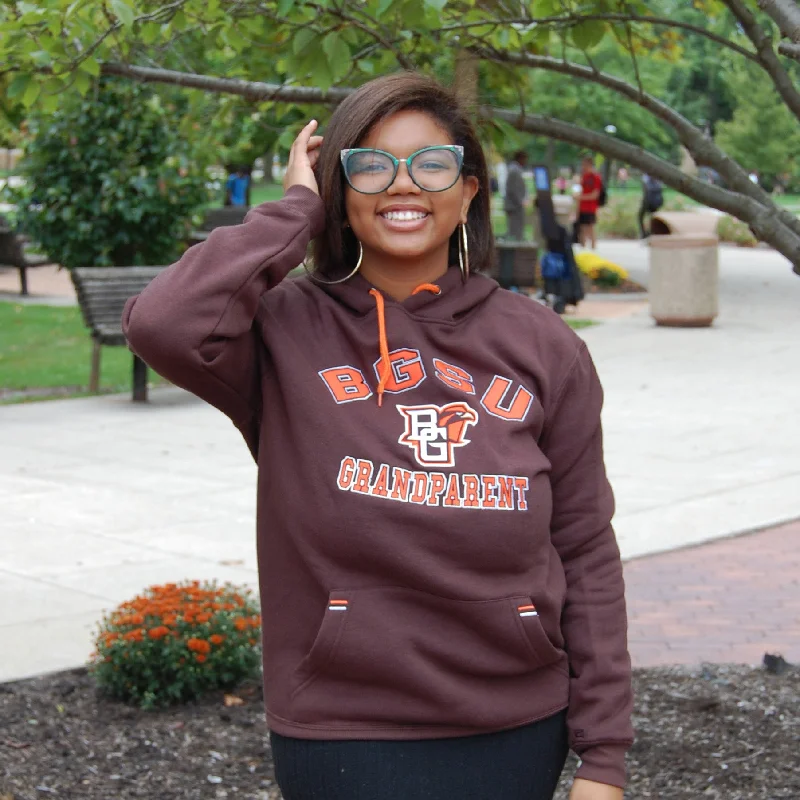Colosseum BGSU Grandparent Hoodie Hoodie with Button Placket Classic Preppy