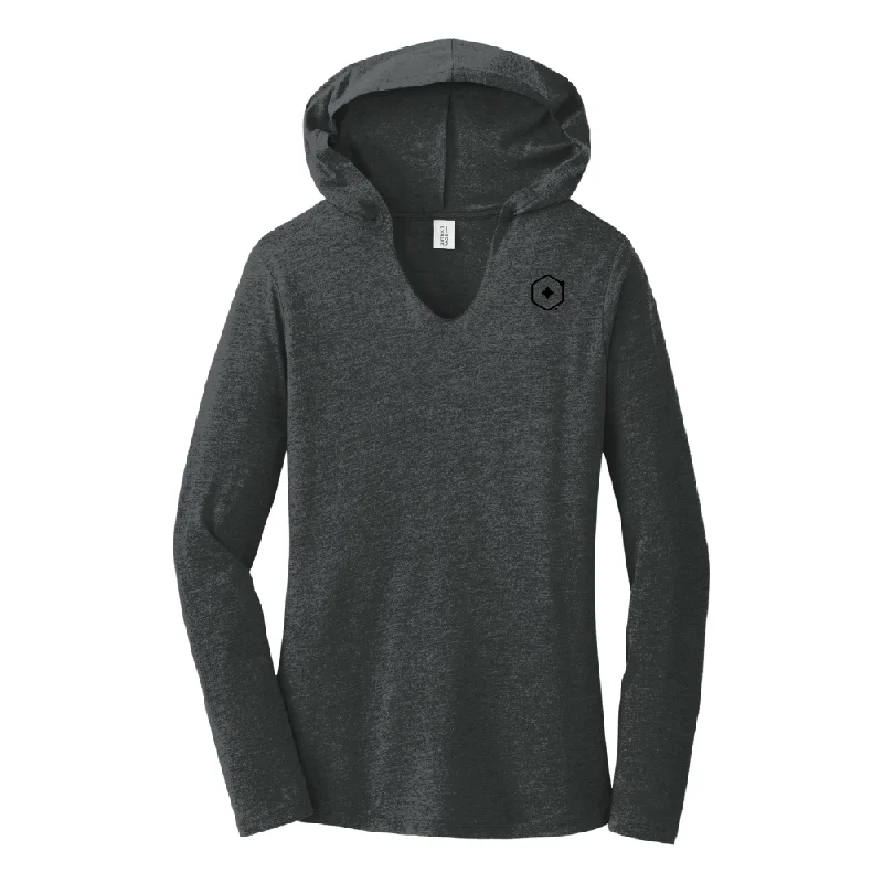 Women's District Perfect Tri LS Hoodie Hoodie with Reflective Safety Nightwear