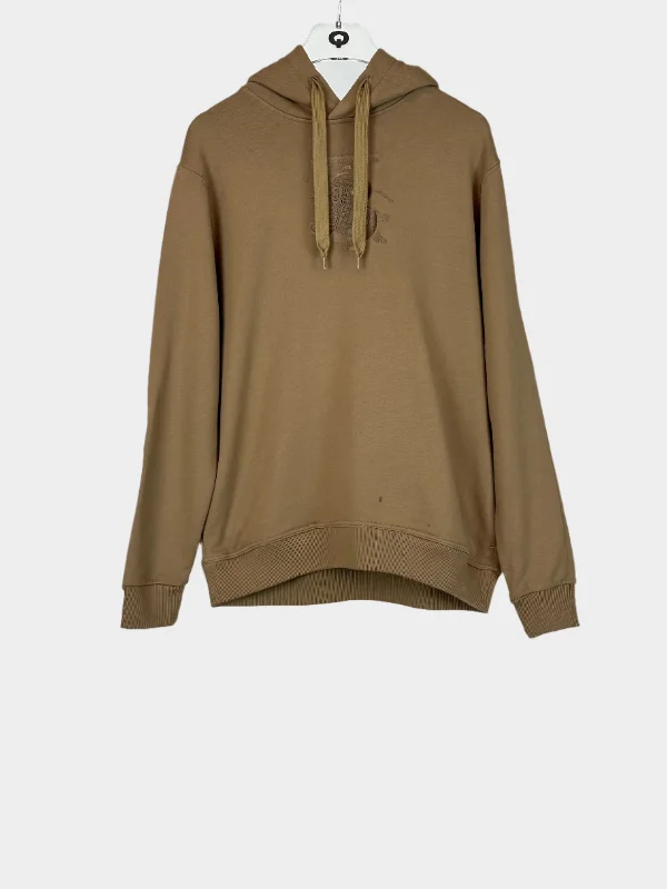 Embossed Logo Hoodie Hoodie with Double Zipper Versatile Adjustable