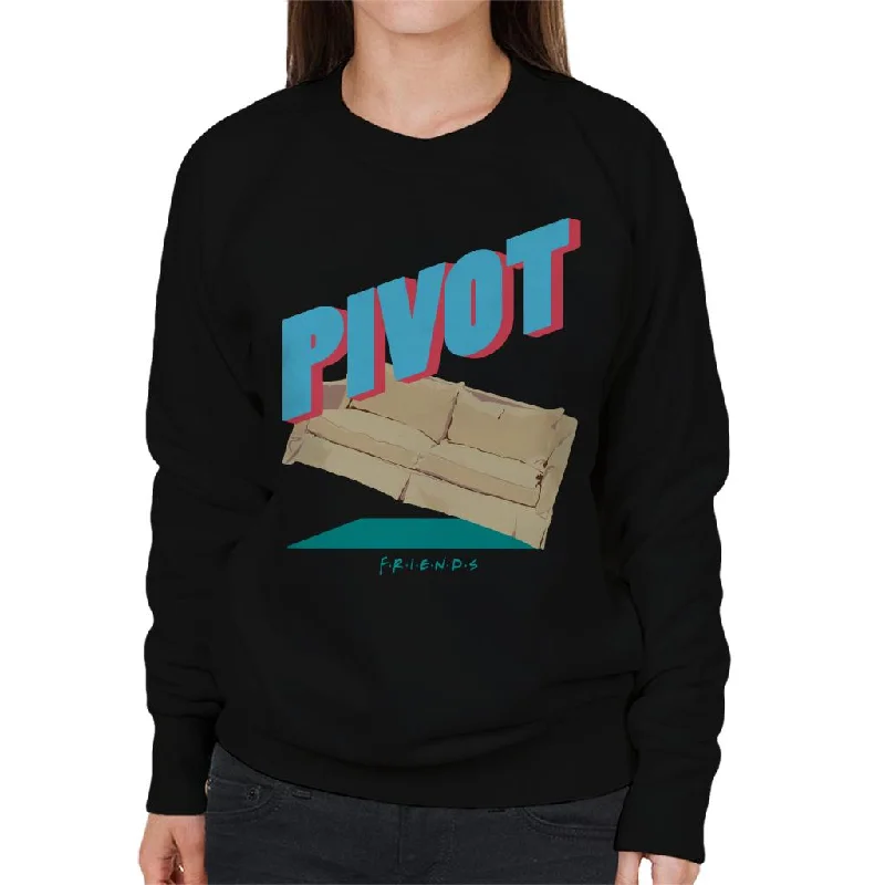 Friends Sofa Pivot Quote Women's Sweatshirt Hoodie Dress Longline Feminine