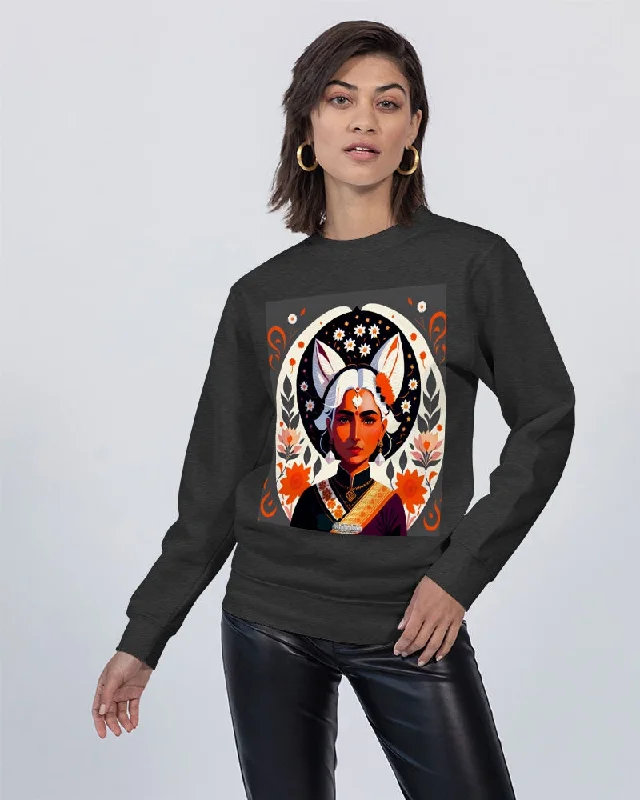 Indian Silver fox Unisex Premium Crewneck Sweatshirt | Lane Seven Hoodie with Elastic Cuffs Stretchable Comfortable Indian Silver fox Unisex Premium Crewneck Sweatshirt | Lane Seven Hoodie with Elastic Cuffs Stretchable Comfortable