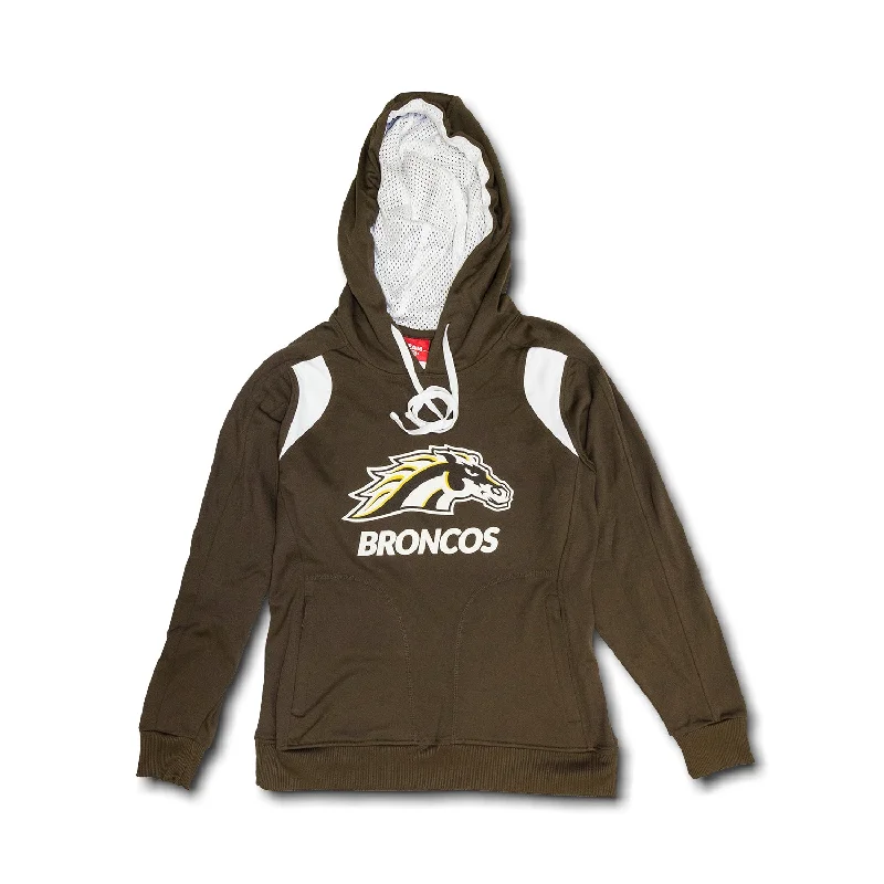 Ladies' Broncos Spirit Mark Performance Hoodie Hoodie with Patch Decorative Personalized Ladies' Broncos Spirit Mark Performance Hoodie Hoodie with Patch Decorative Personalized