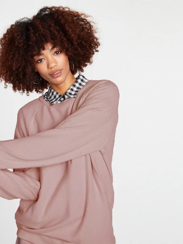 Lived In Lounge Fleece Sweatshirt - Raisin Hoodie with Set-In Sleeves Structured Classic Lived In Lounge Fleece Sweatshirt - Raisin Hoodie with Set-In Sleeves Structured Classic