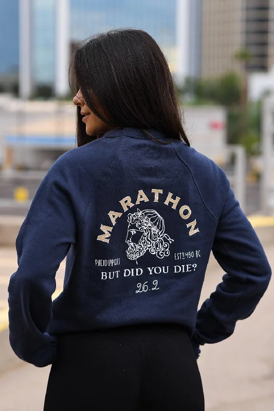 Pheidippides Marathon Sweatshirt Hoodie with Drawcord Adjustable Secure