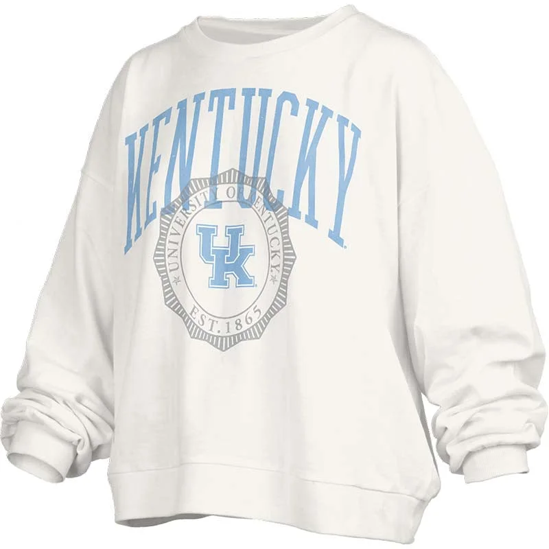 UK Lawrence Jan Crewneck Sweatshirt Hoodie with Frayed Bohemian Relaxed
