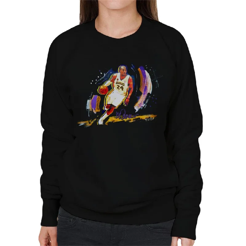 Sidney Maurer Original Portrait Of Basketballer Kobe Bryant Women's Sweatshirt Hoodie with Camouflage Military Edgy Sidney Maurer Original Portrait Of Basketballer Kobe Bryant Women's Sweatshirt Hoodie with Camouflage Military Edgy