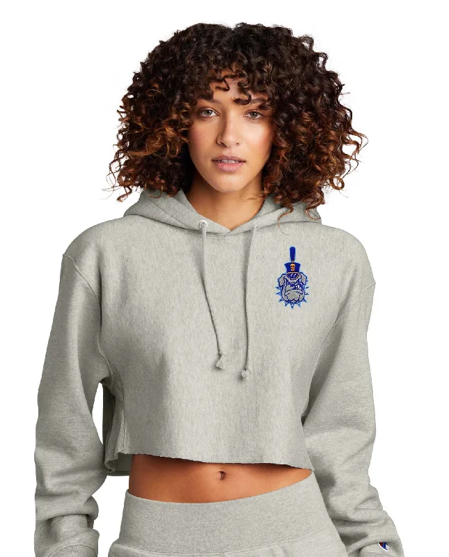 Spike Champion Women’s Reverse Weave Cropped Cut-Off Hooded Sweatshirt Hoodie with Mesh Breathable Sporty Spike Champion Women’s Reverse Weave Cropped Cut-Off Hooded Sweatshirt Hoodie with Mesh Breathable Sporty