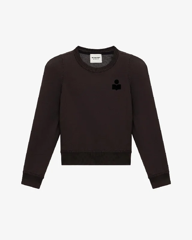 Prissa logo sweatshirt Hoodie with Thumb Holes Functional Cozy
