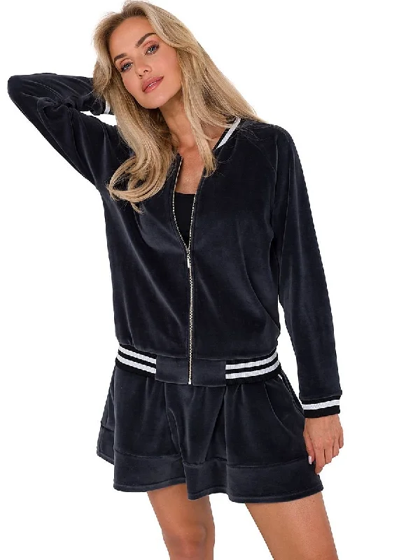 Sweatshirt Moe Hoodie with Contrast Stitching Detailed Premium